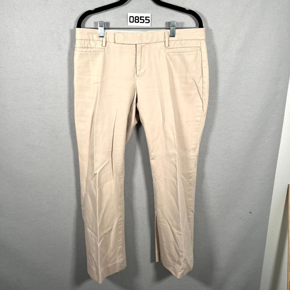 Gap Dress Pants Womens 6A Gray Cotton Career Formal Business Modern Bootcut Leg